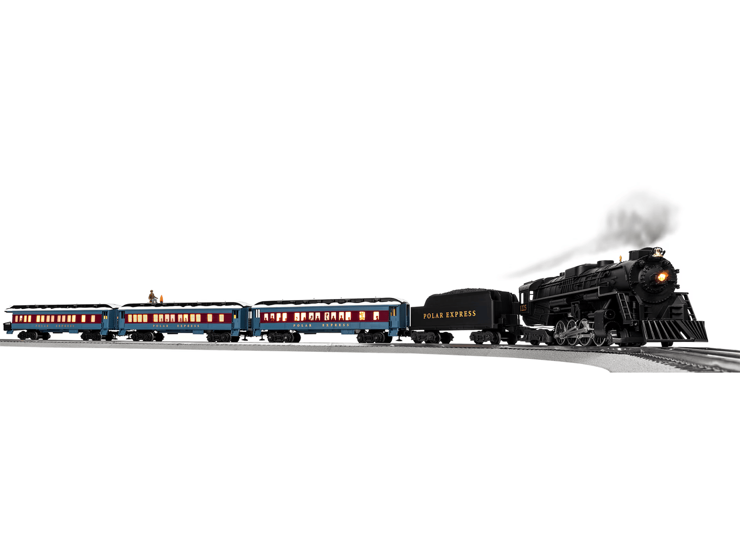 Lionel Polar Express LionChief Set with Bluetooth 5.0 And Disappearing Hobo Car