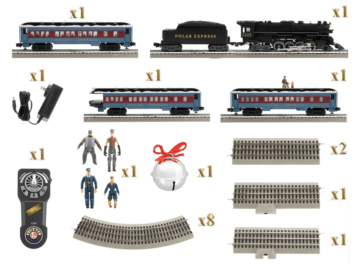 Lionel Polar Express LionChief Set with Bluetooth 5.0 And Disappearing Hobo Car