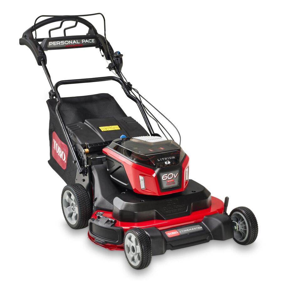 Toro 60V MAX 30 in. (76 cm) eTimeMaster Personal Pace Auto-Drive Lawn Mower - (2) 10.0Ah Batteries/Chargers Included 21491