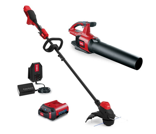 60V MAX 2-Tool Combo Kit: 100 mph Leaf Blower & 13 in. String Trimmer(2.0Ah Battery) 51881