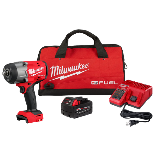 M18 FUEL 1/2" High Torque Impact Wrench w/ Friction Ring Kit