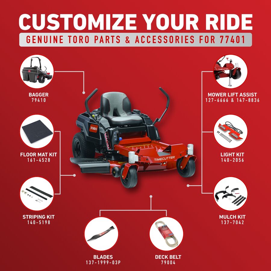 Toro 42" (107 cm) TimeCutter Zero Turn Mower 77401