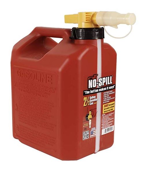 No-Spill 1405 2-1/2-Gallon Poly Gas Can