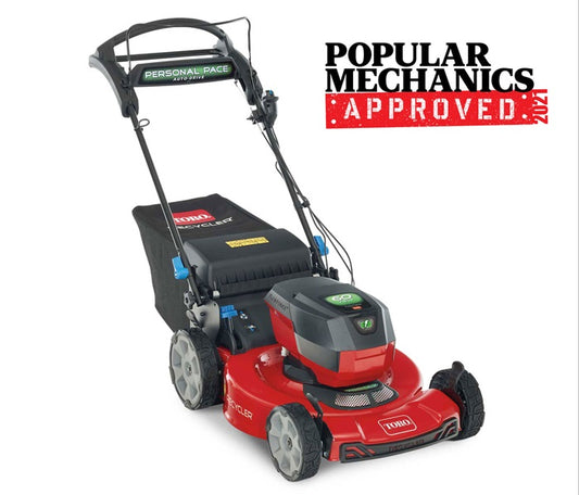 Toro 22" (56cm) 60V MAX* Electric Battery SMARTSTOW Personal Pace Auto-Drive High Wheel Mower 21466