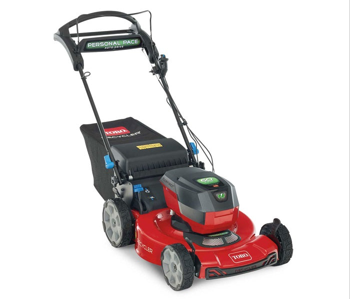 Toro 22" (56cm) 60V MAX* Electric Battery SMARTSTOW Personal Pace High Wheel Mower Bare Tool 21466T